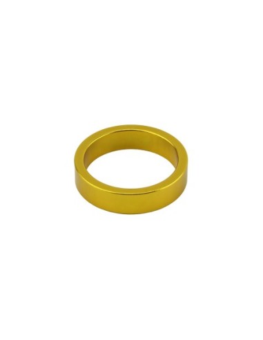 Headset Alloy Spacer 8mm x 1-1/8 Yellow.